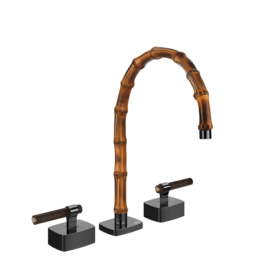 Gessi Washbasin Group 77215 in Black Metal Pvd
