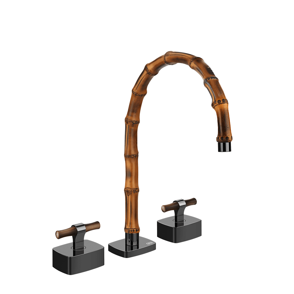 Gessi Washbasin Group 77217 in Black Metal Pvd