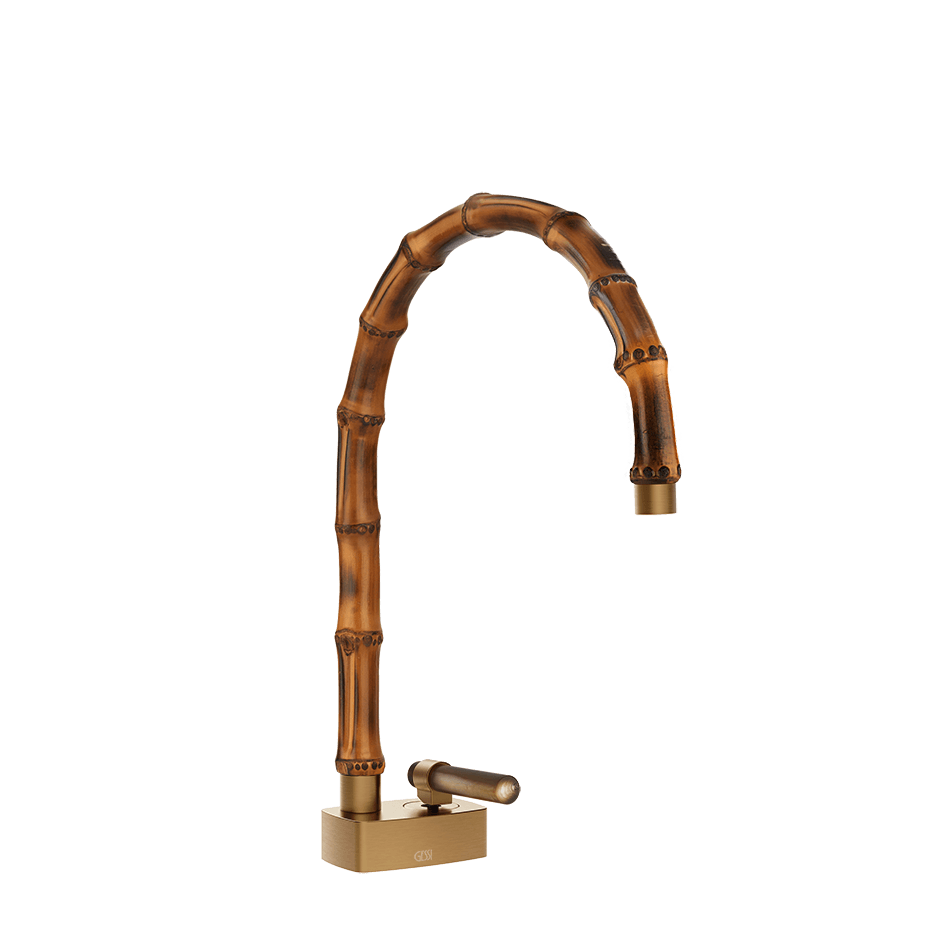 Gessi Washbasin Mixer 77219 in Warm Bronze Br. Pvd
