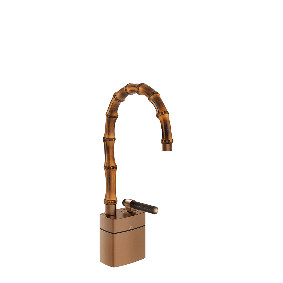 Gessi Washbasin Mixer 77227 in Copper Brushed Pvd