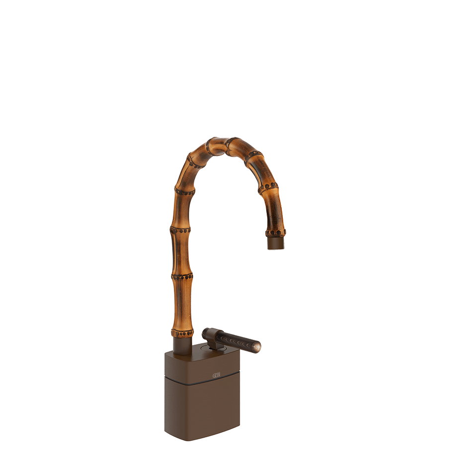Gessi Washbasin Mixer 77227 in Dark Bronze