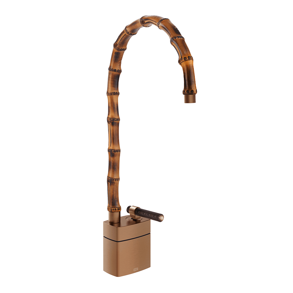 Gessi Washbasin Mixer 77233 in Copper Brushed Pvd