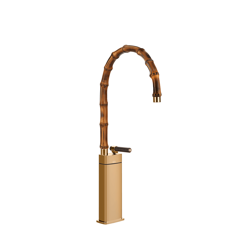 Gessi Washbasin Mixer 77237 in Warm Bronze Pvd