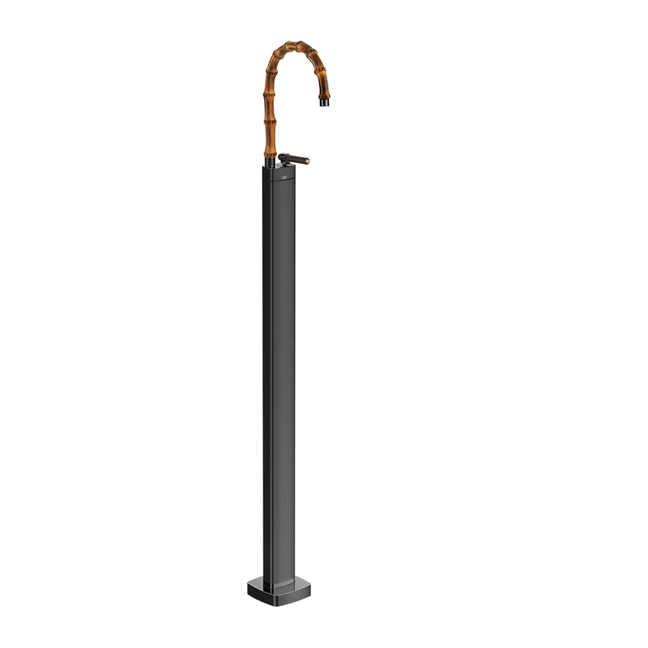 Gessi Washbasin Mixer 77295 in Black Metal Pvd