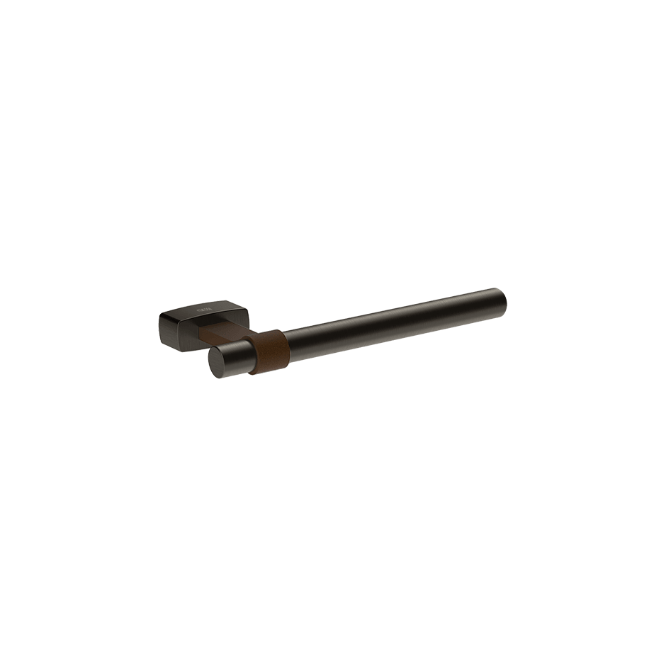 Gessi Paper Roll Holder 77455 in Black Metal Br. Pvd