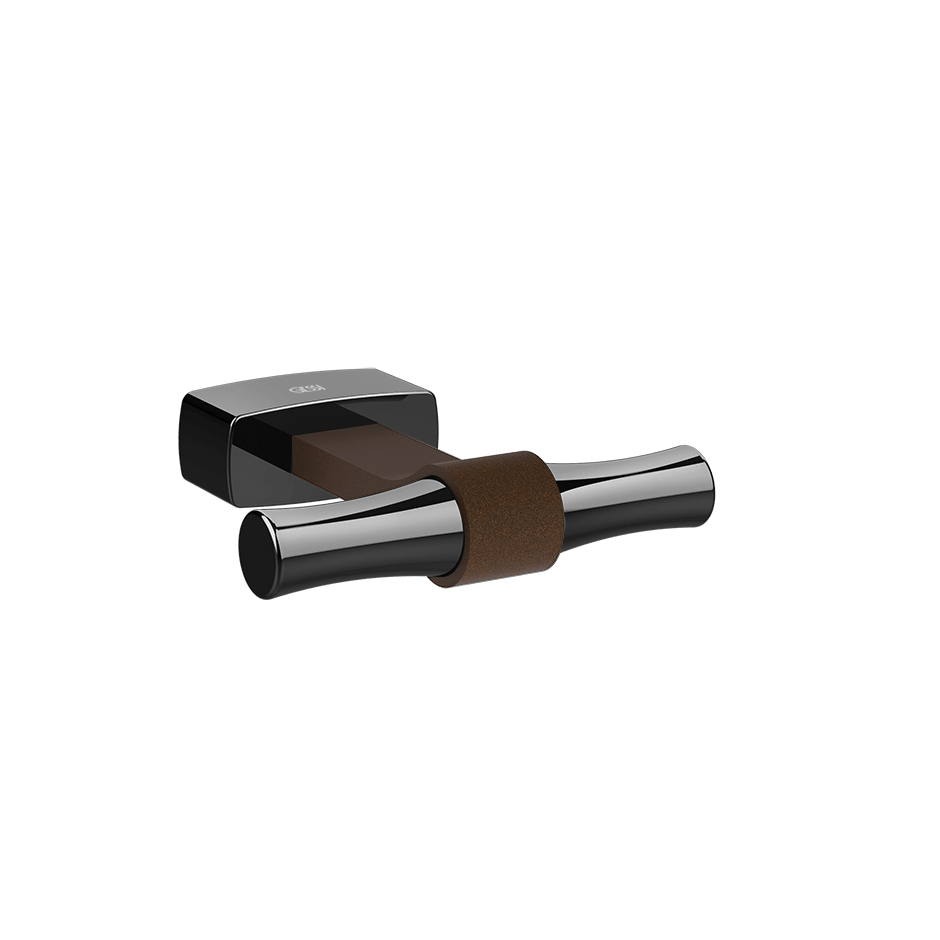 Gessi Robe Hook 77521 in Black Metal Pvd