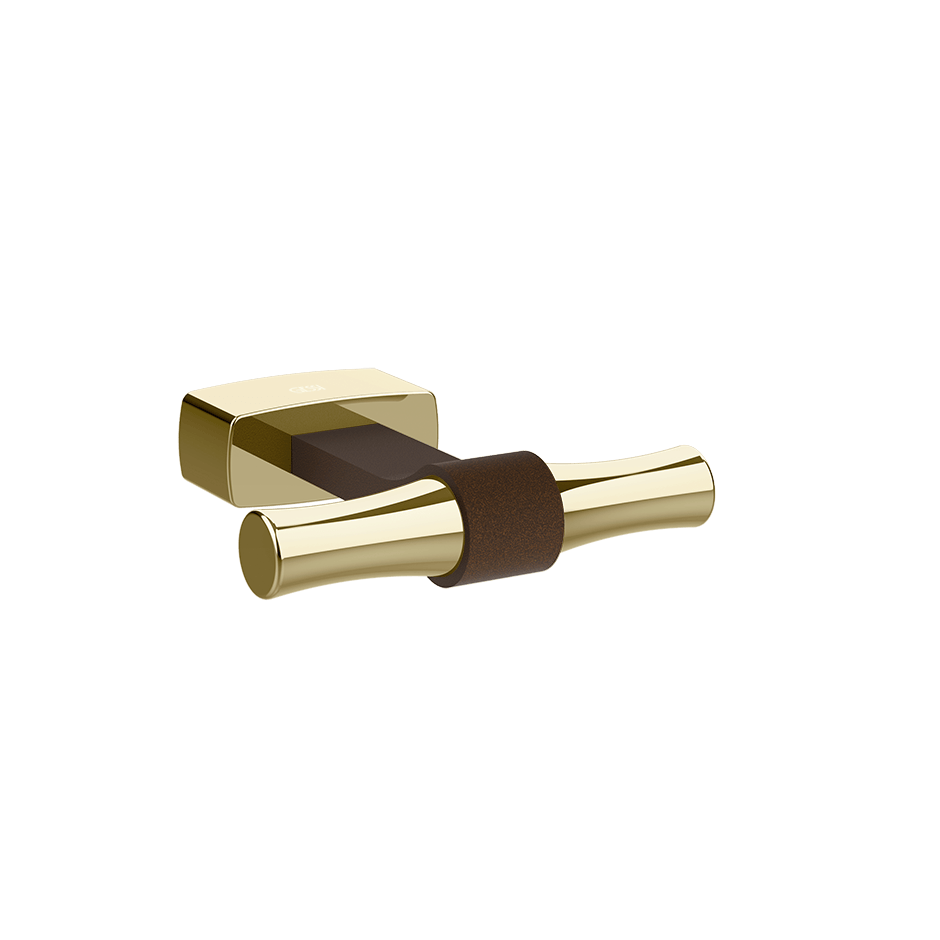 Gessi Robe Hook 77521 in Brass Pvd