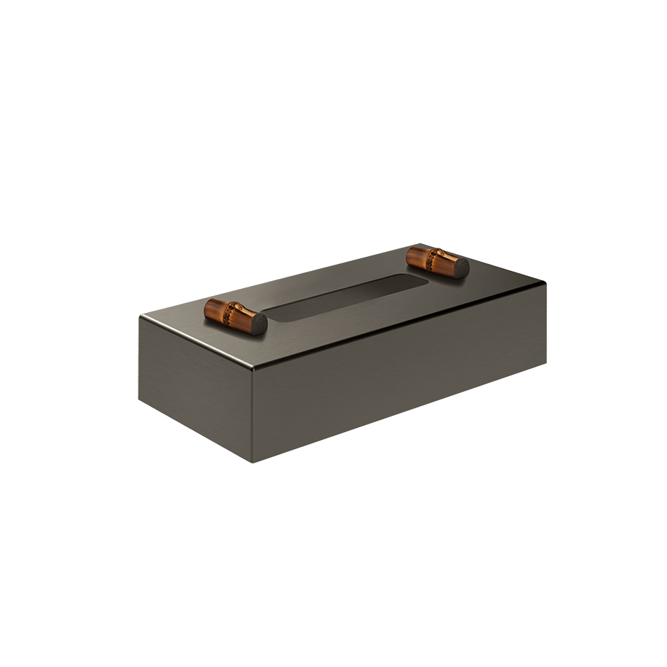 Gessi Tissue Box 77571 in Black Metal Br. Pvd