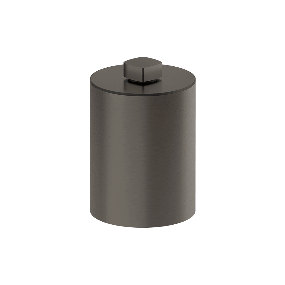 Gessi Waste-Paper Basket 77590 in Black Metal Br. Pvd