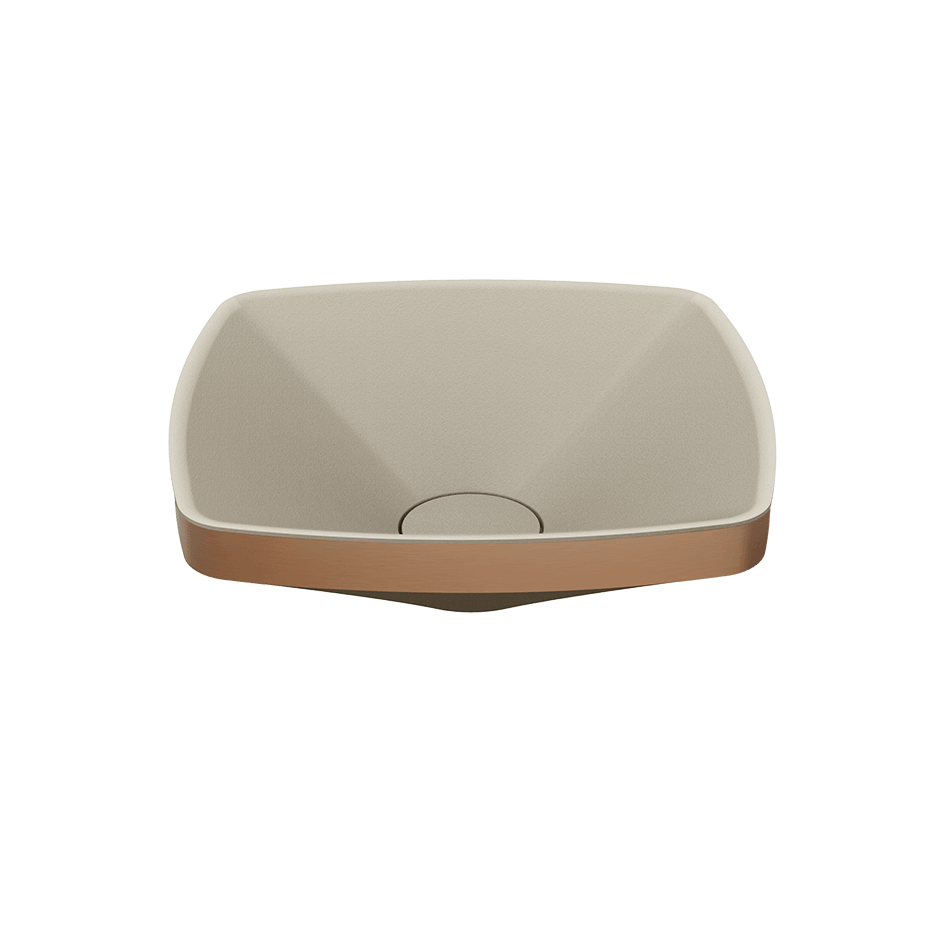 Gessi Washbasin 77610 in Copper Brushed Pvd