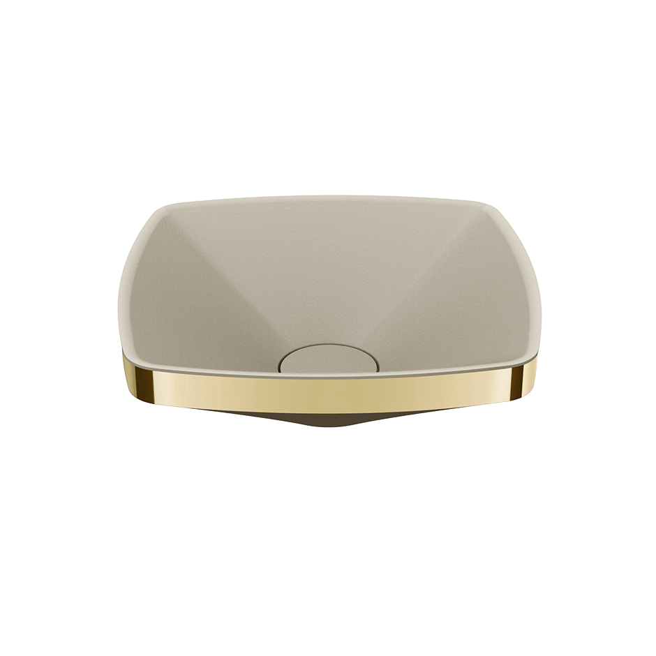 Gessi Washbasin 77610 in Brass Pvd
