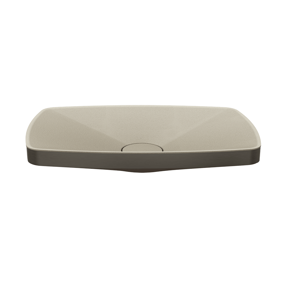 Gessi Washbasin 77612 in Black Metal Br. Pvd