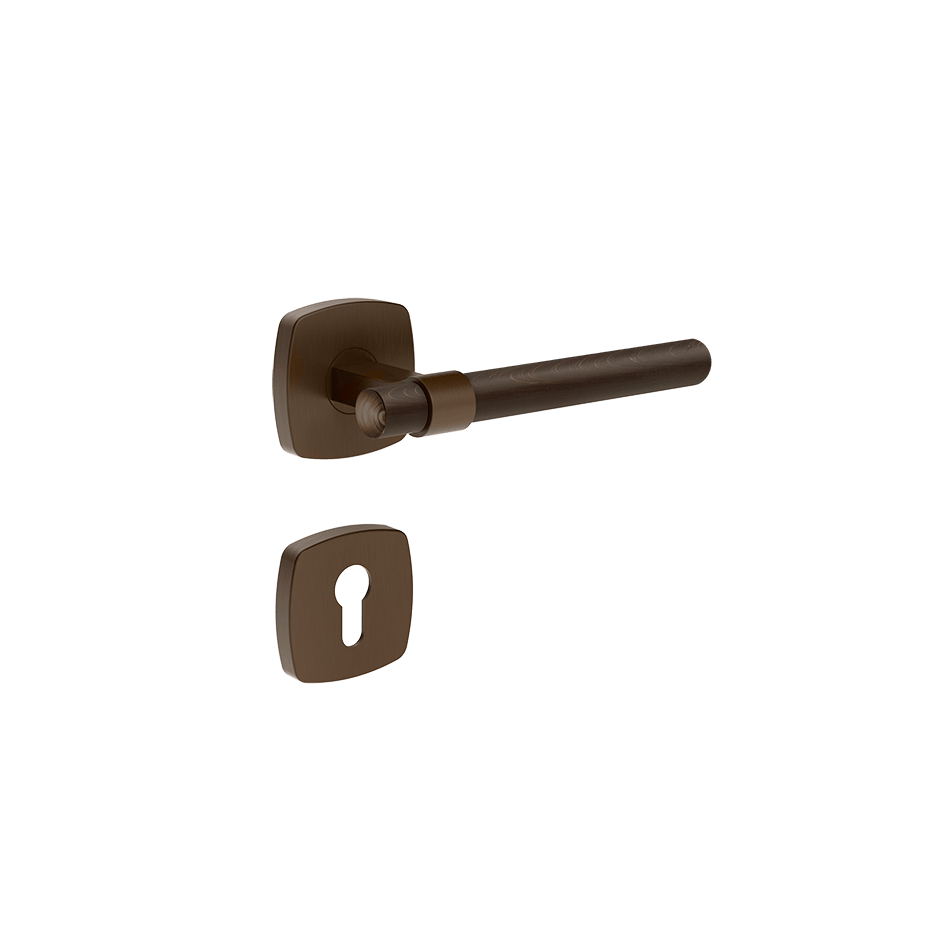 Gessi Internal Door Handle 77641 in Dark Bronze