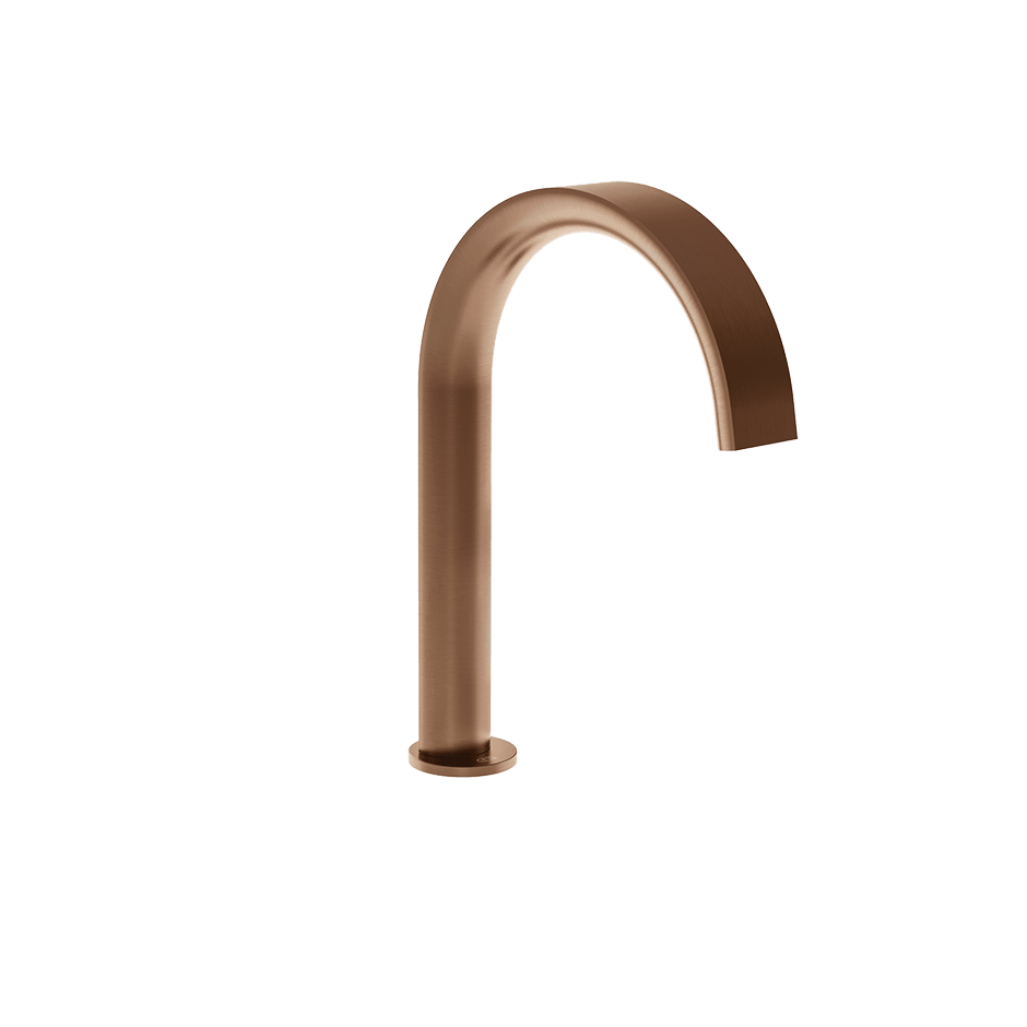 Gessi Basin Spout 78021 in Copper Brushed Pvd