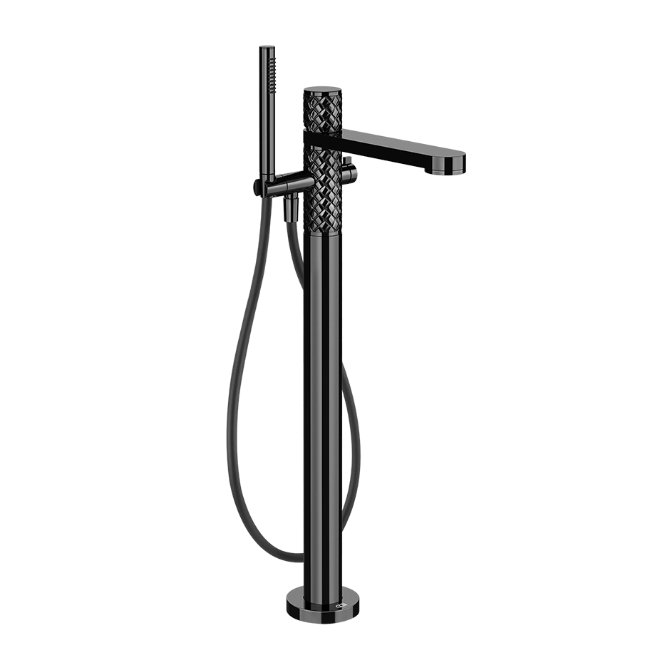 Gessi Bath Mixer 78028 in Black Metal Pvd