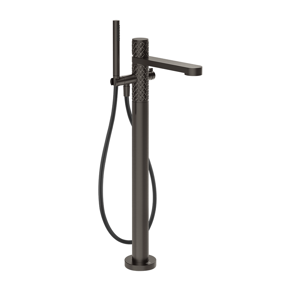 Gessi Bath Mixer 78028 in Black Metal Br. Pvd