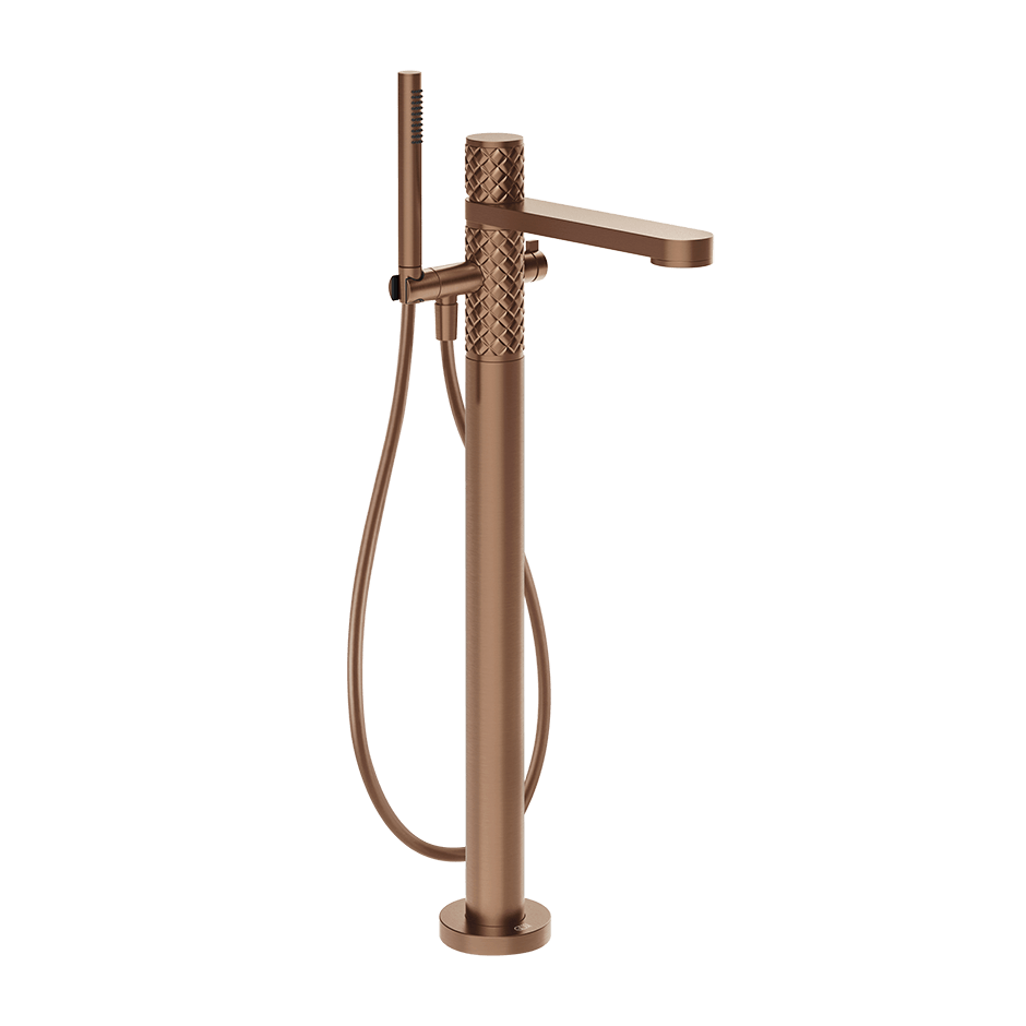 Gessi Bath Mixer 78028 in Copper Brushed Pvd