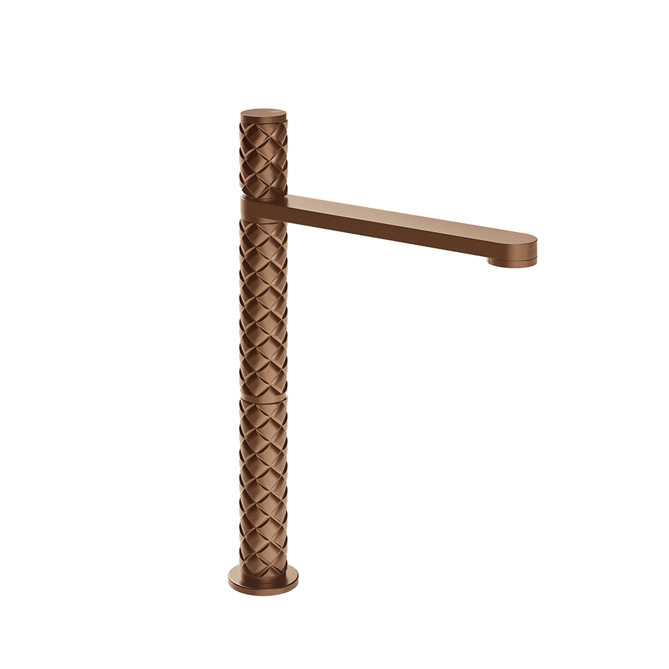 Gessi Washbasin Mixer 78053 in Copper Brushed Pvd