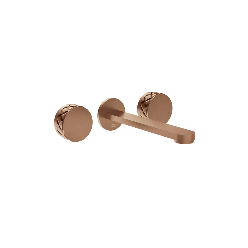 Gessi Washbasin Group 78090 in Copper Brushed Pvd