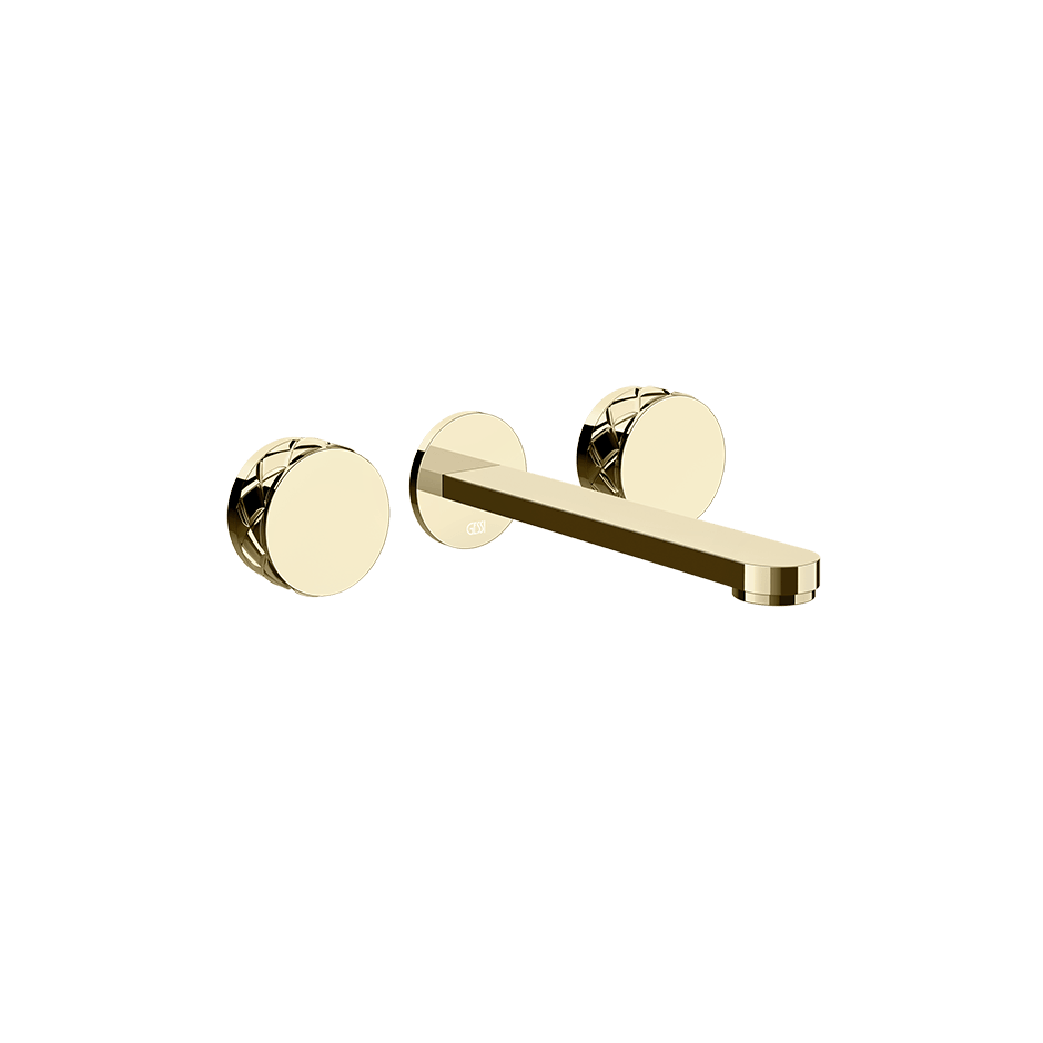 Gessi Washbasin Group 78090 in Brass Pvd