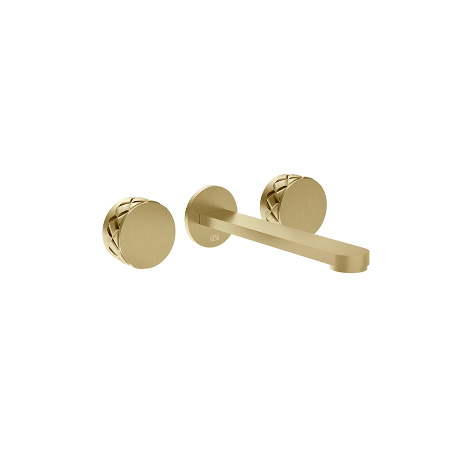 Gessi Washbasin Group 78090 in Brass Brushed Pvd