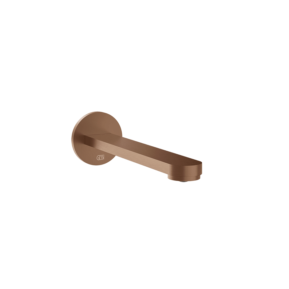 Gessi Basin Spout 78102 in Copper Brushed Pvd