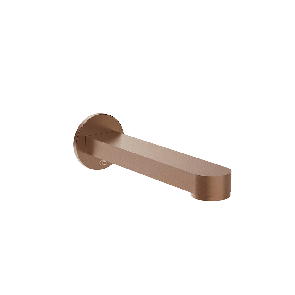 Gessi Bath Spout 78103 in Copper Brushed Pvd