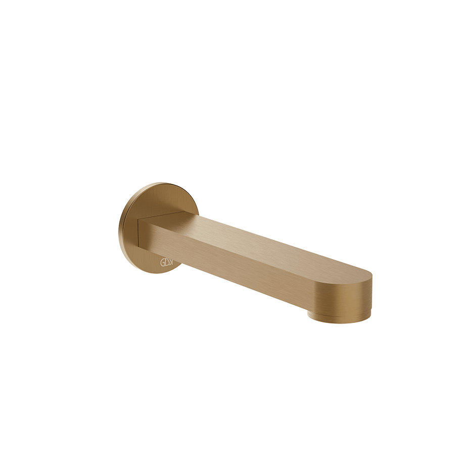 Gessi Bath Spout 78103 in Warm Bronze Br. Pvd