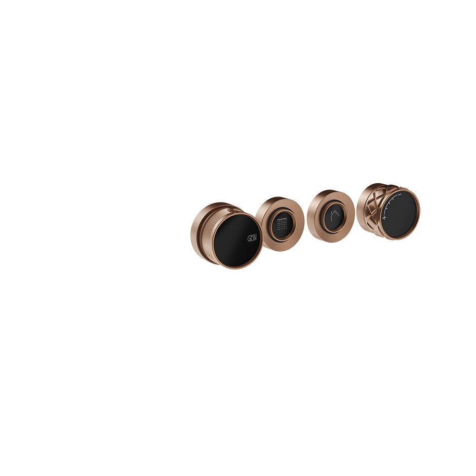 Gessi Shower Mixer 78134 in Copper Brushed Pvd