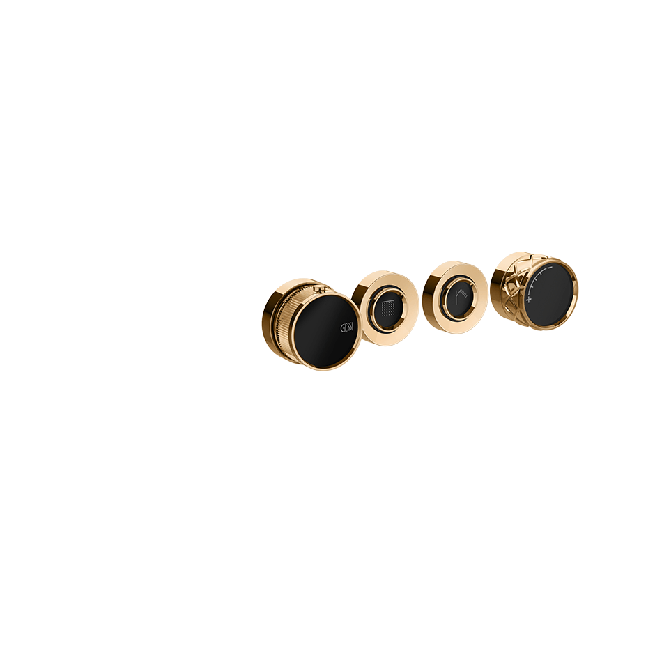 Gessi Shower Mixer 78134 in Warm Bronze Pvd