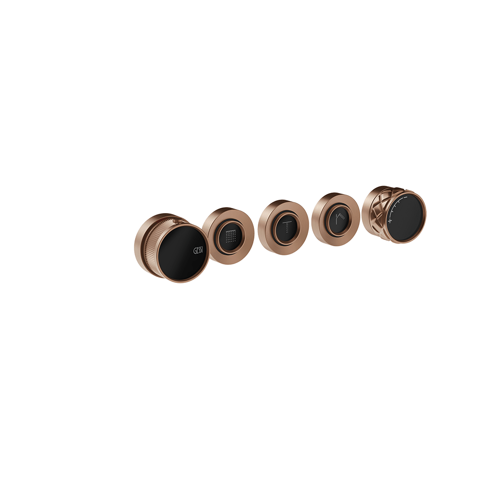 Gessi Shower Mixer 78136 in Copper Brushed Pvd