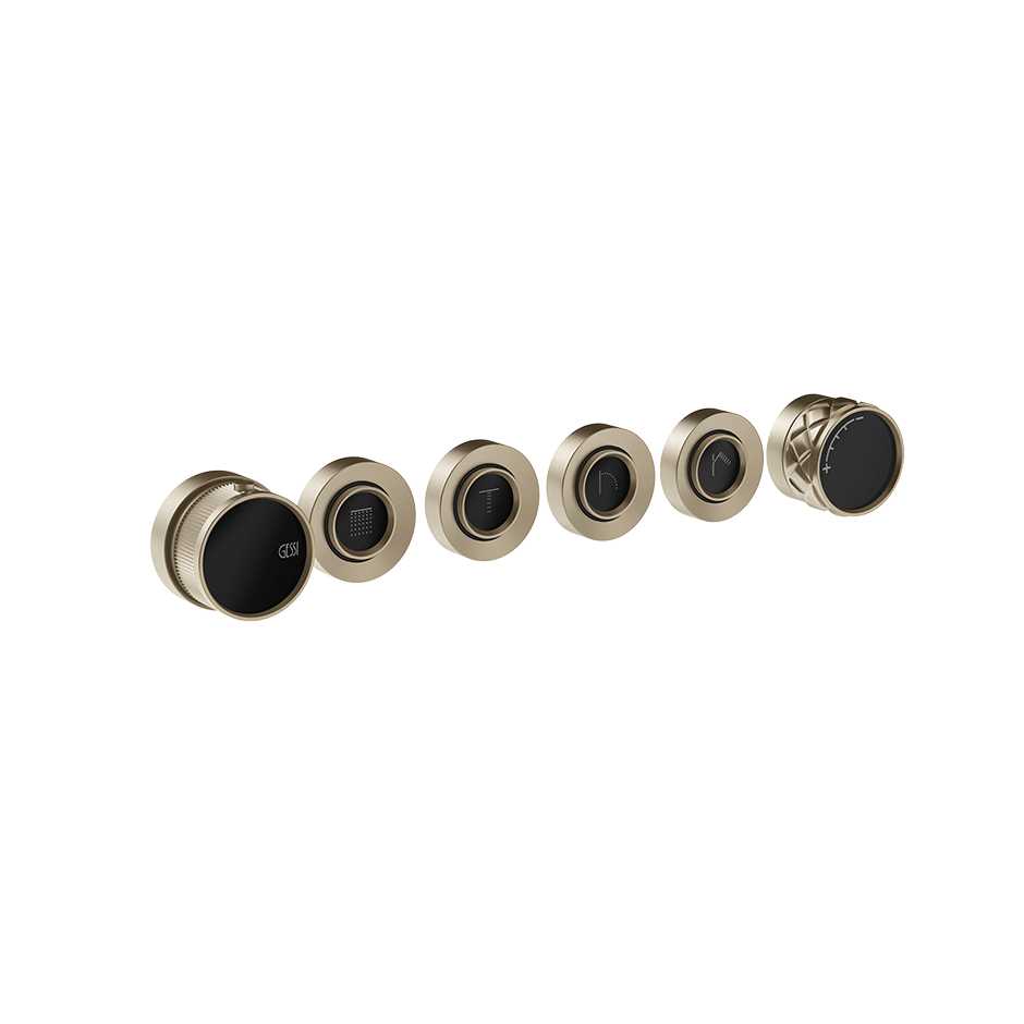 Gessi Shower Mixer 78138 in Finox Brushed Nickel