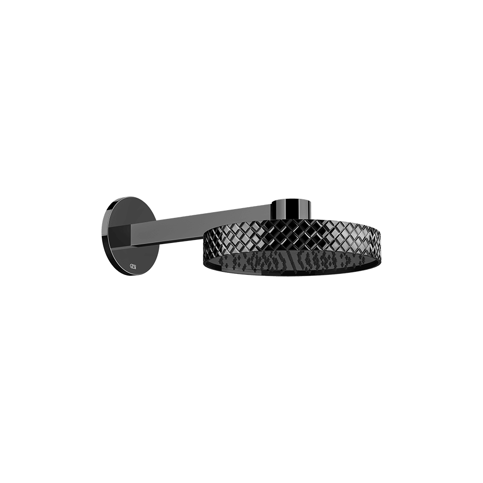 Gessi Showerhead 78149 in Black Metal Pvd