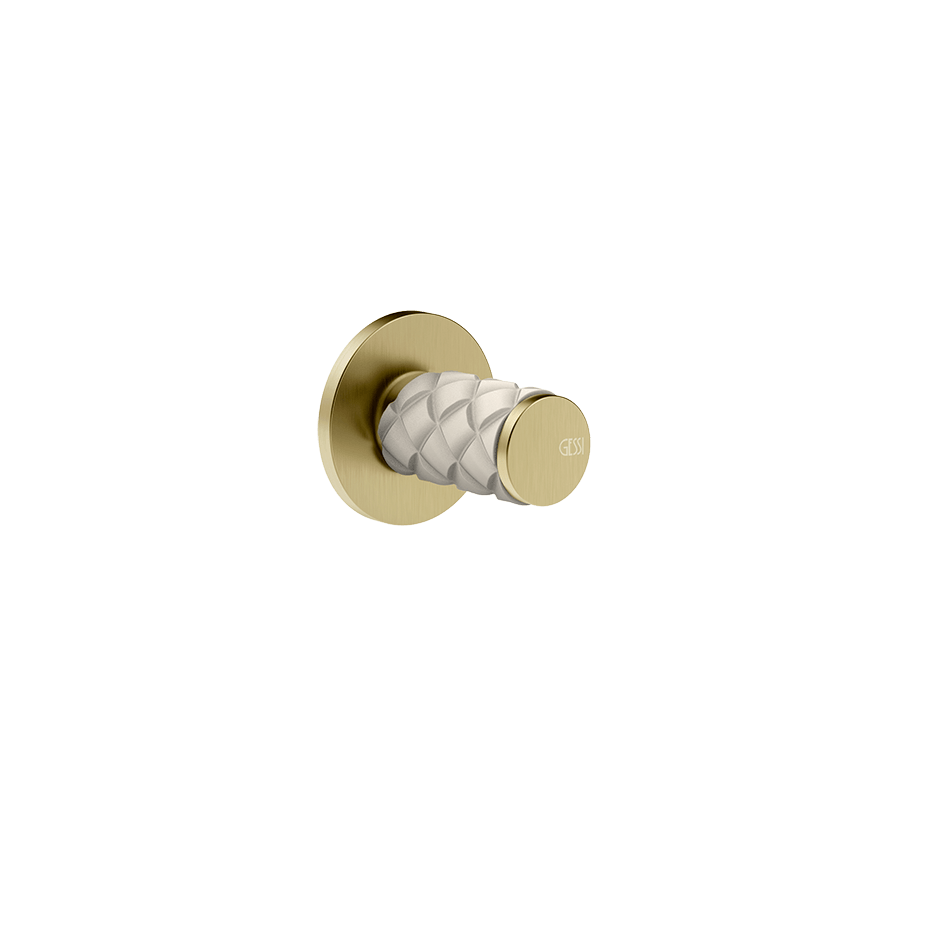 Gessi Separate Control 78209 in Crème/Brass Brushed Pvd