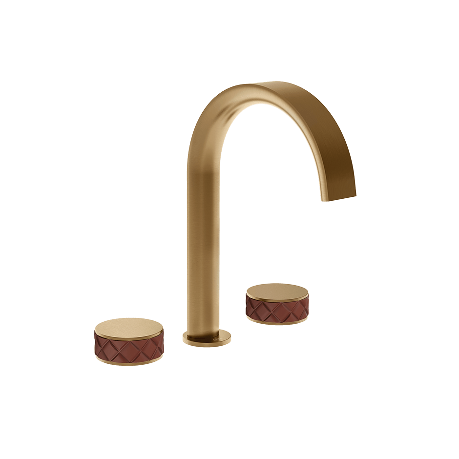Gessi Washbasin Group 78213 in Red Cherry/Warm Bronze Br. Pvd