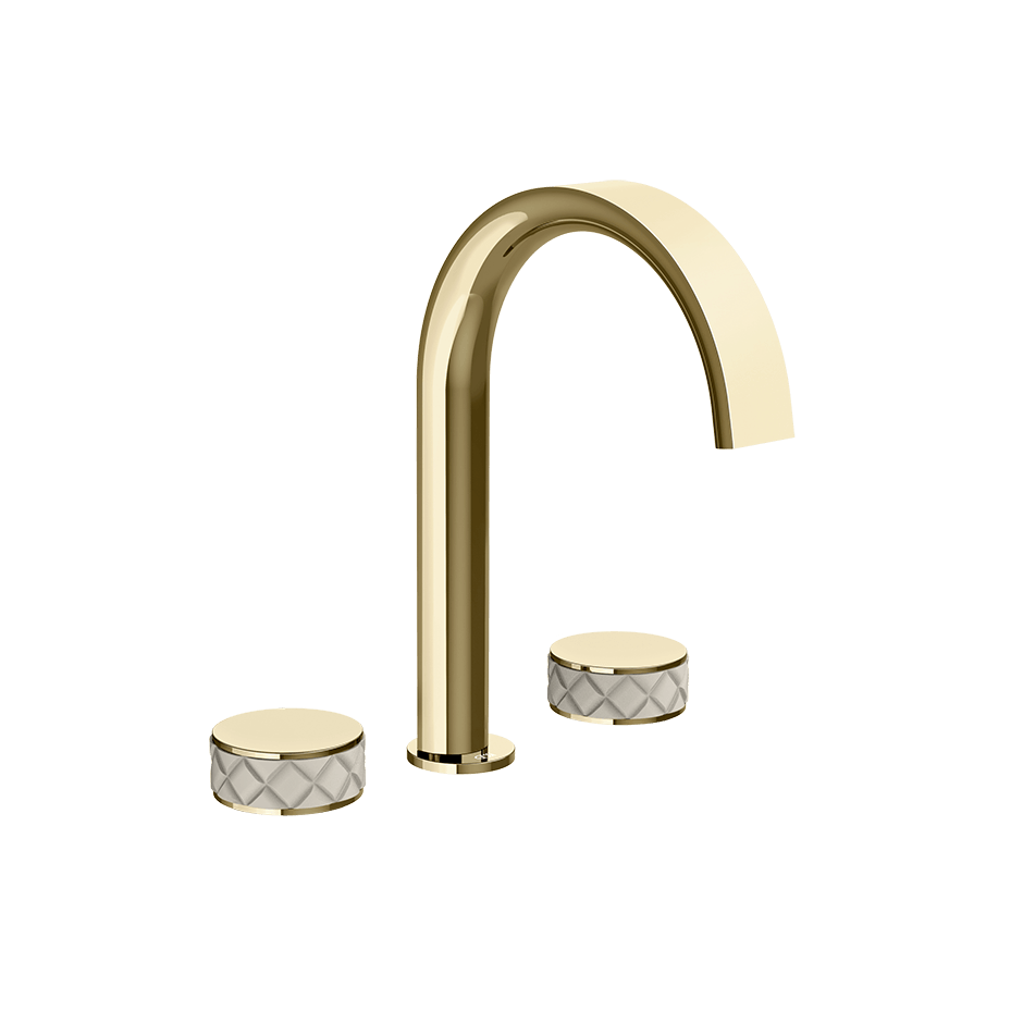 Gessi Washbasin Group 78213 in Crème/Brass Pvd