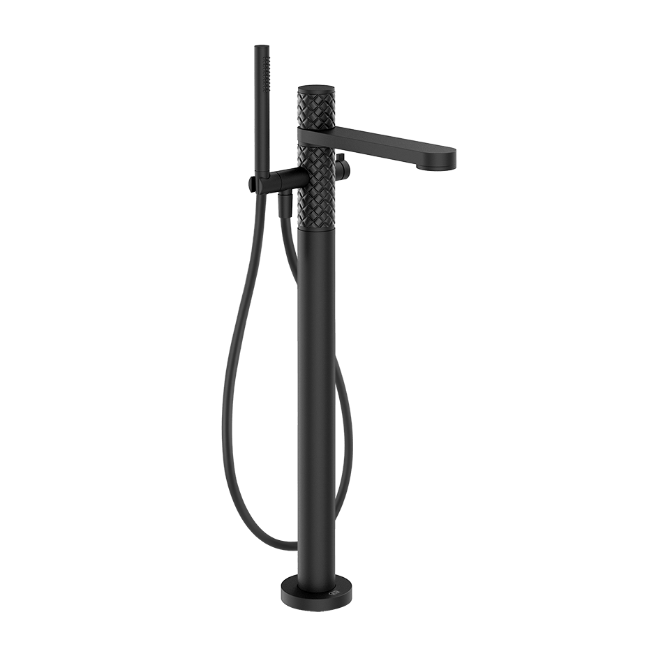Gessi Bath Mixer 78228 in Nero/Matte Black