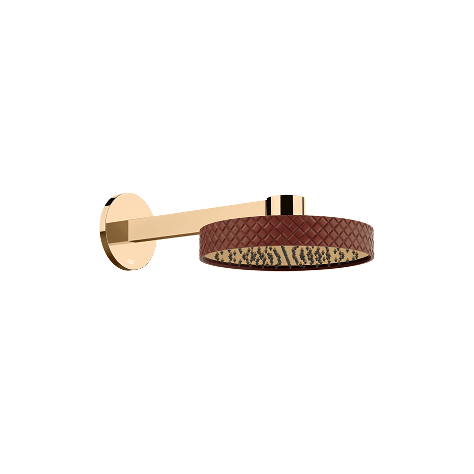 Gessi Showerhead 78249 in Red Cherry/Warm Bronze Pvd
