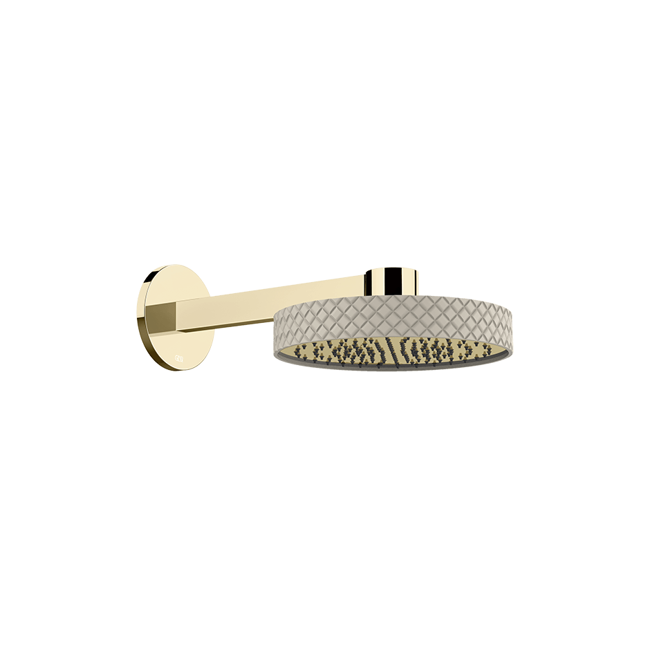 Gessi Showerhead 78249 in Crème/Brass Pvd