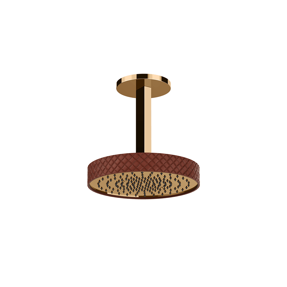Gessi Showerhead 78250 in Red Cherry/Warm Bronze Pvd