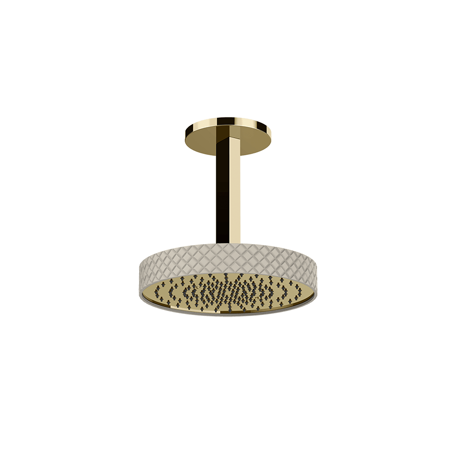 Gessi Showerhead 78250 in Crème/Brass Pvd