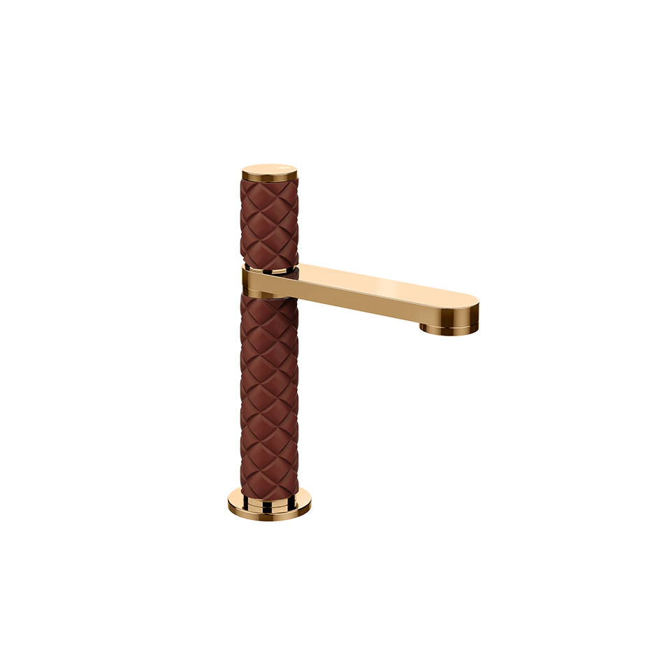 Gessi Washbasin Mixer 78251 in Red Cherry/Warm Bronze Pvd