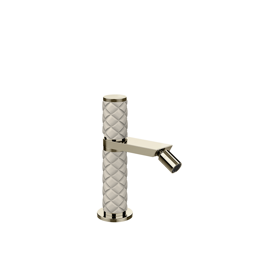 Gessi Bidet Mixer 78268 in Crème/Nickel Pvd