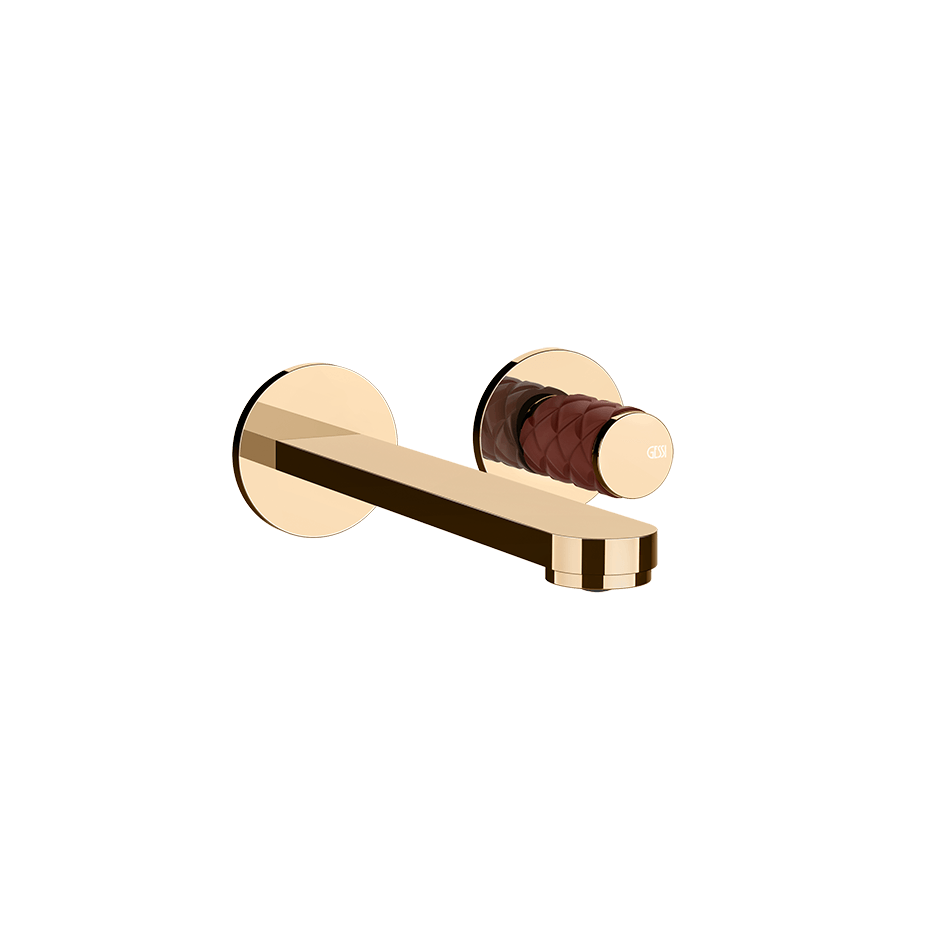 Gessi Washbasin Mixer 78288 in Red Cherry/Warm Bronze Pvd