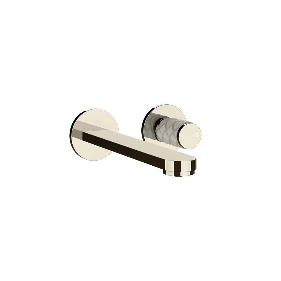 Gessi Washbasin Mixer 78288 in Crème/Nickel Pvd