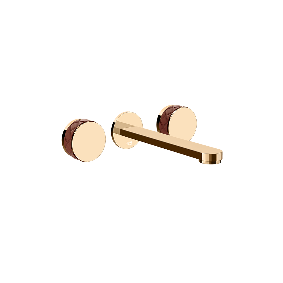 Gessi Washbasin Group 78290 in Red Cherry/Warm Bronze Pvd