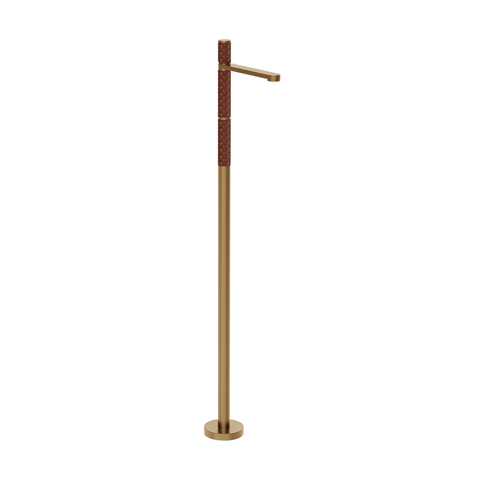 Gessi Washbasin Mixer 78295 in Red Cherry/Warm Bronze Br. Pvd