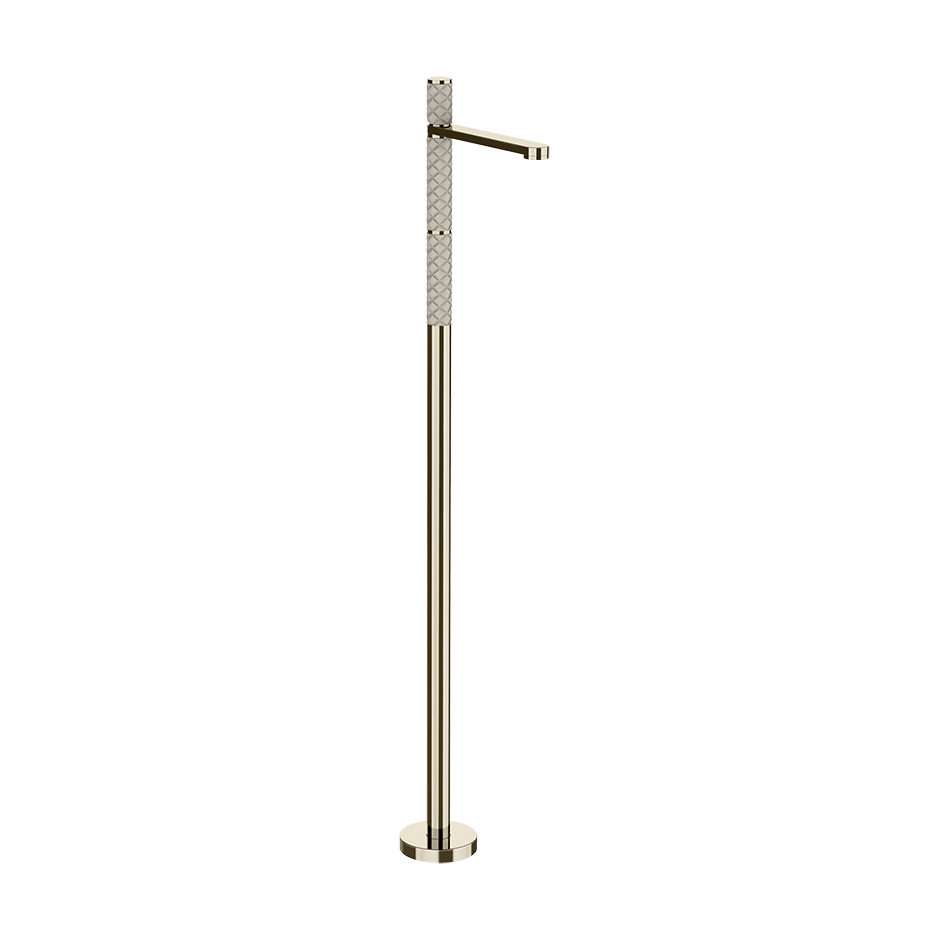 Gessi Washbasin Mixer 78295 in Crème/Nickel Pvd