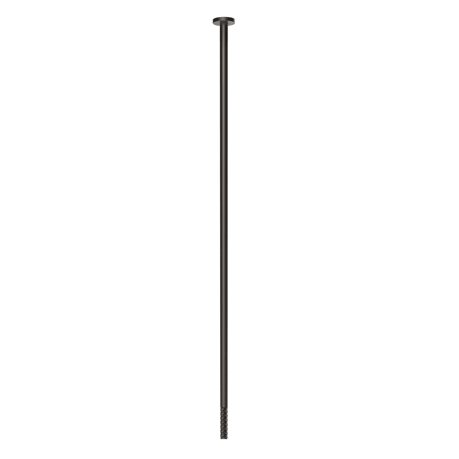 Gessi Basin Spout 78296 in Nero/Black Metal Brushed Pvd