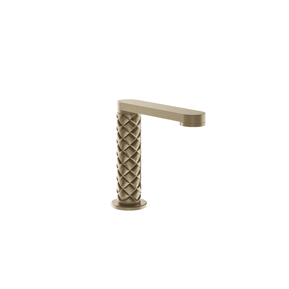 Gessi Basin Spout 78321 in Finox Brushed Nickel